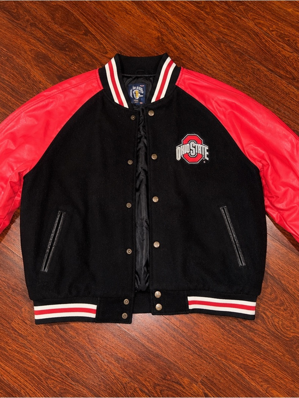 Black & Red Varsity Jacket